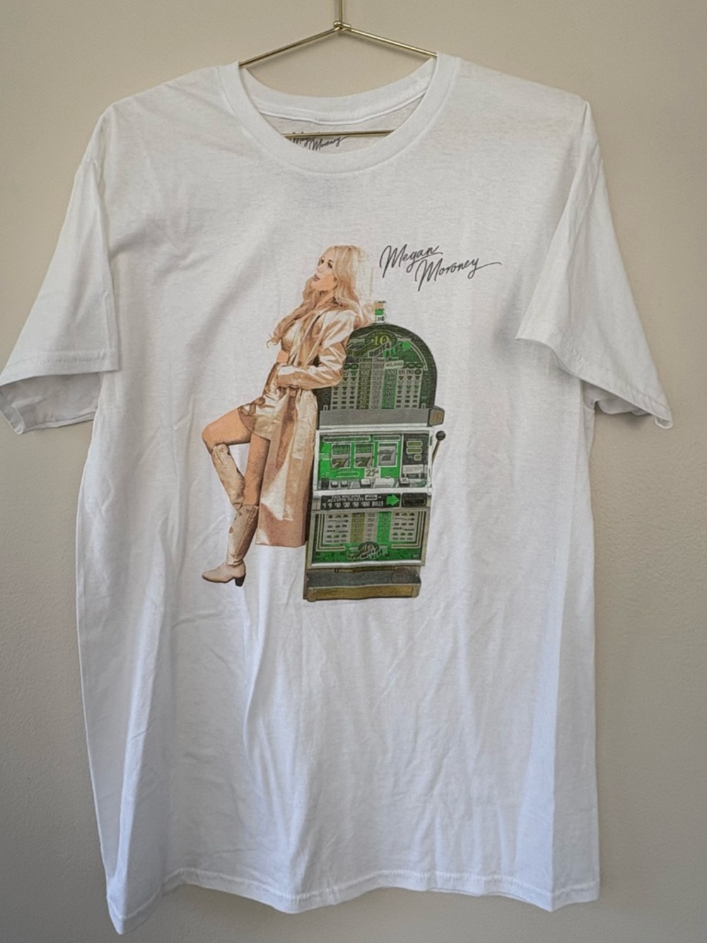 Megan Moroney White Graphic Short-Sleeve Tee